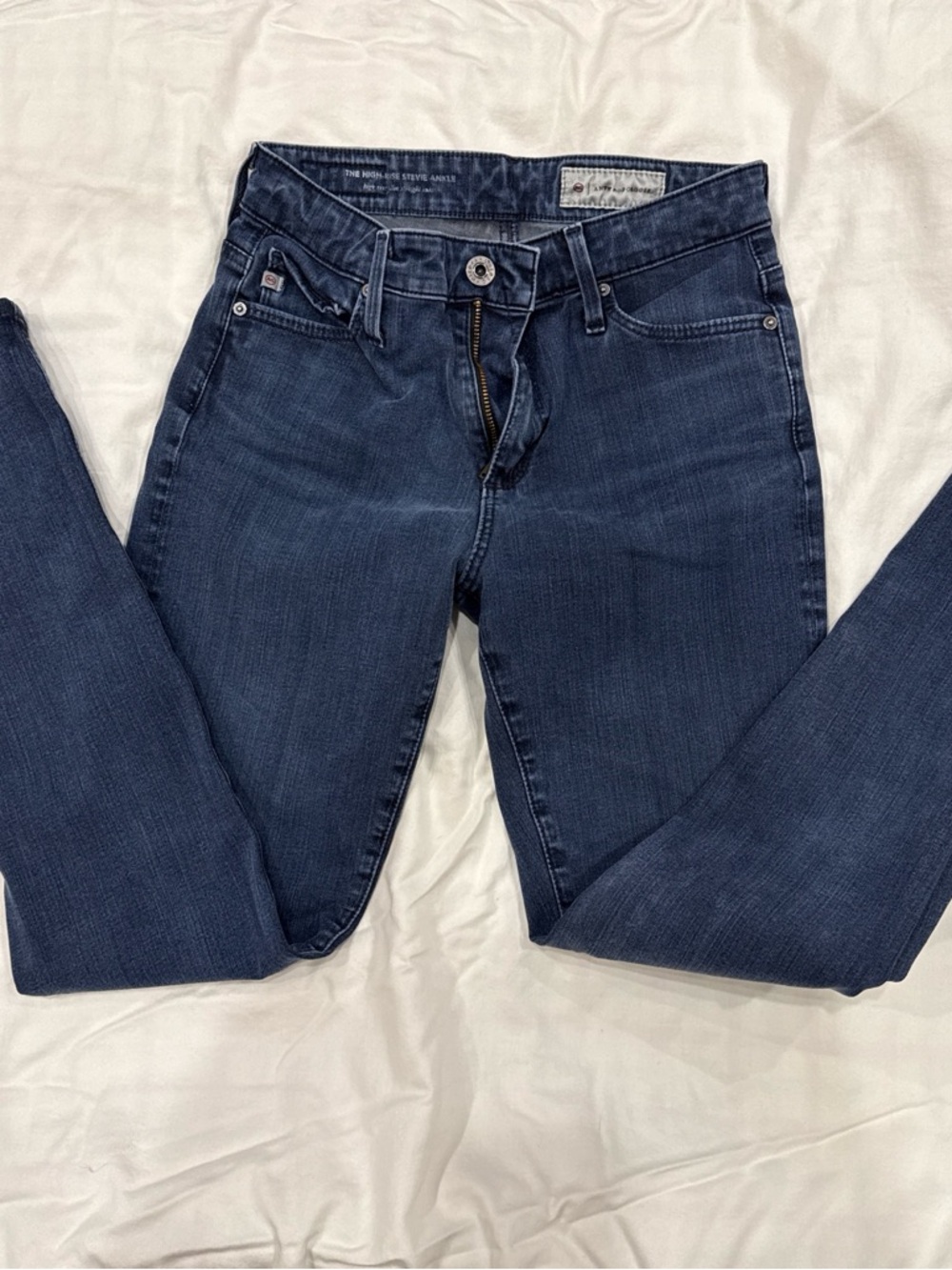 Anthropologie Men's Slim High-Rise Jeans - Faded Blue Denim